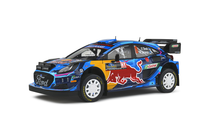 Ford Puma WRC modrá - O Tänak 1/18 Solido